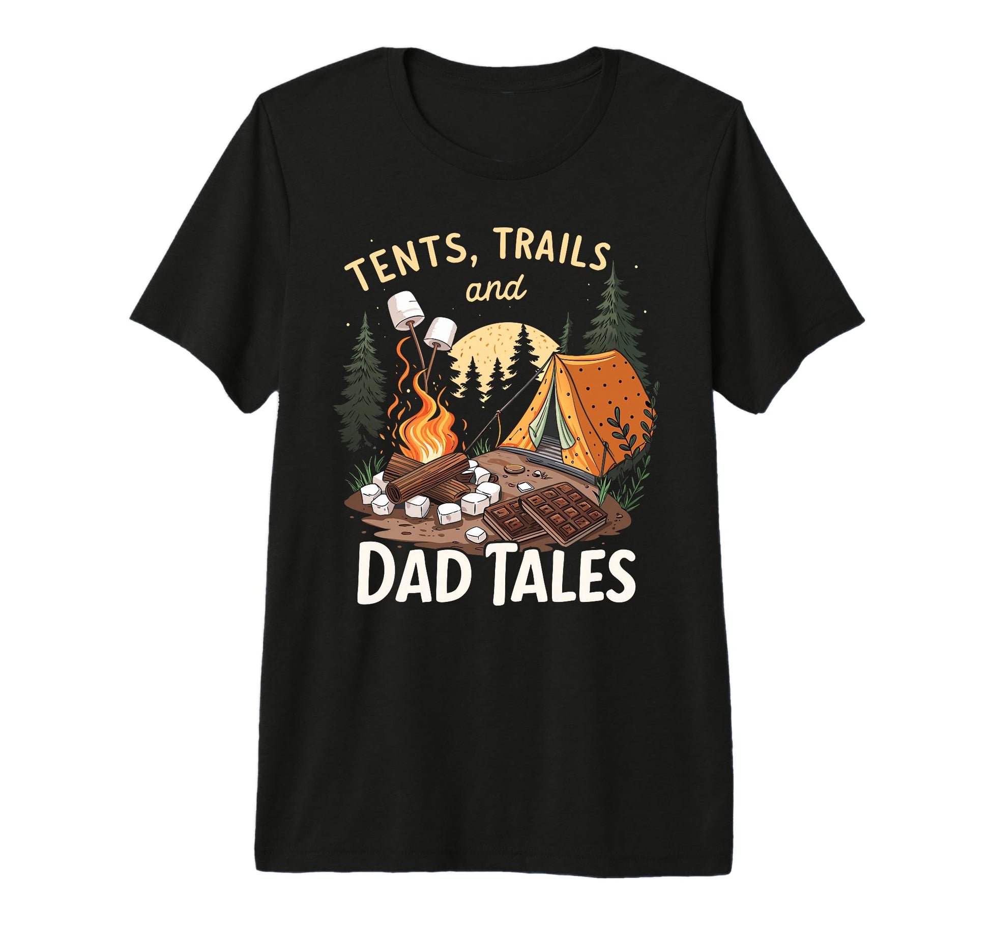 Mens Bonding Fire Dad T-Shirt - Casual Everyday Wear for Adults - T-Shirt, Sweatshirt, Hoodie