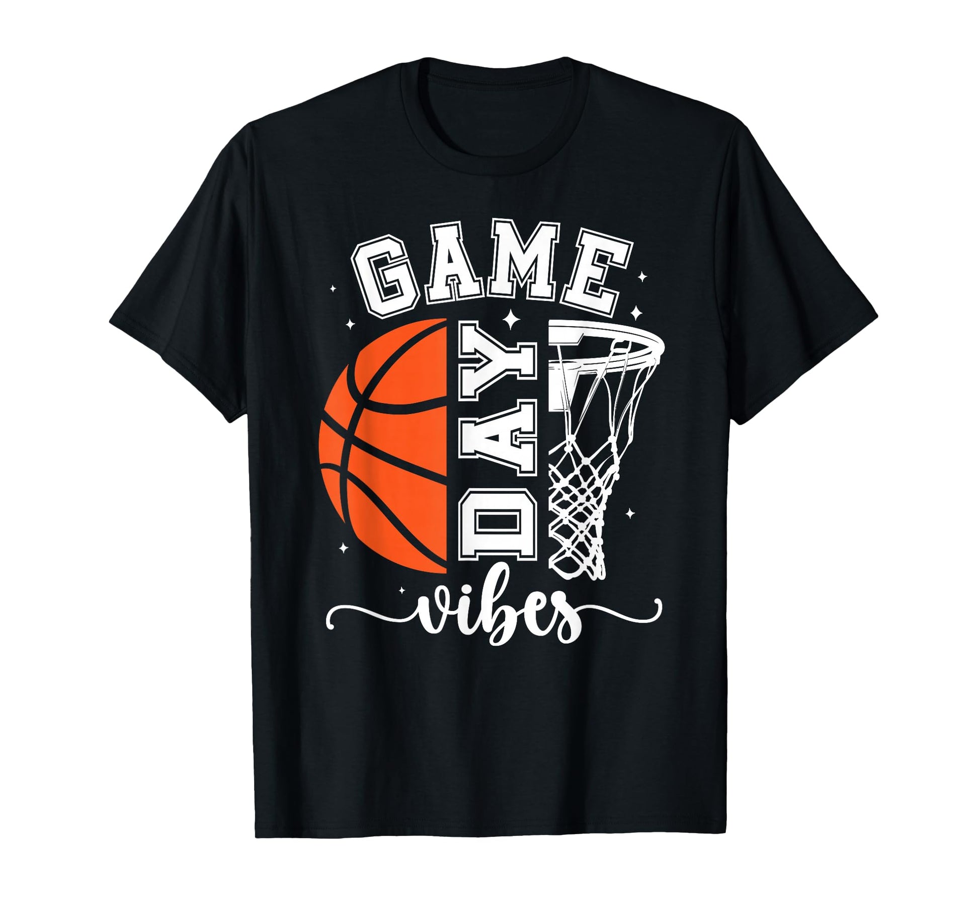 Basketball Game Day Vibes Game Day T-Shirt - Trendy Graphic for Adults - T-Shirt, Sweatshirt, Hoodie