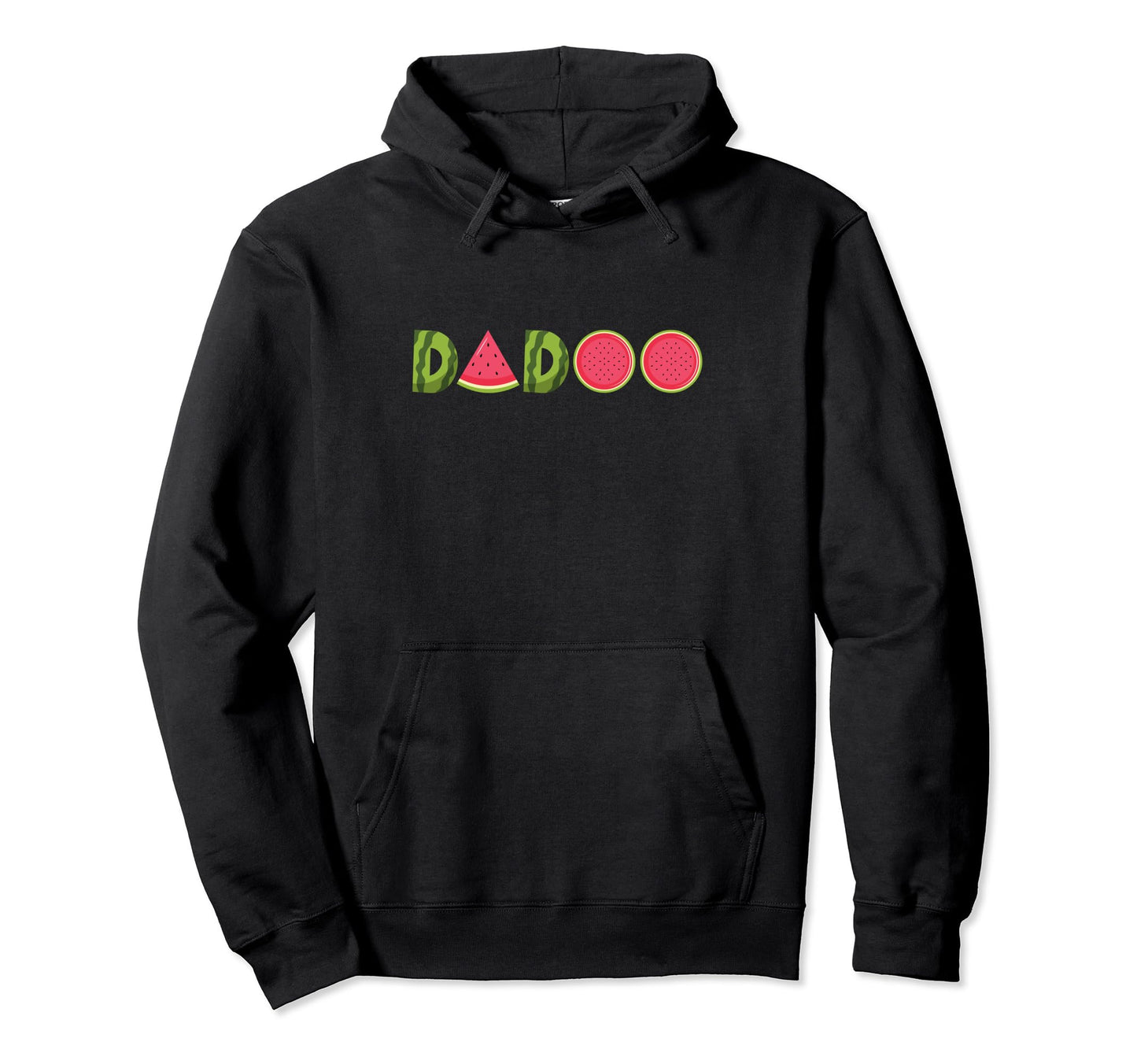 Dadoo Watermelon Funny Summer Fruit Dad Hoodie - Unique Graphic for Adults - T-Shirt, Sweatshirt, Hoodie