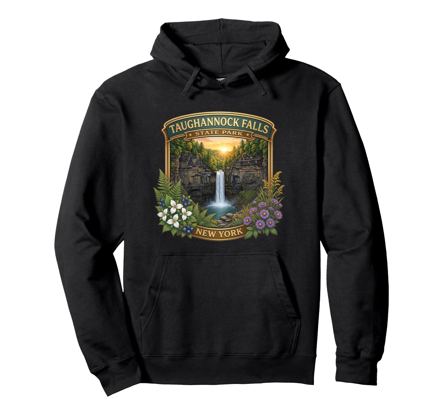 Taughannock Falls State Park New York Hoodie - Novelty Apparel Unisex - T-Shirt, Sweatshirt, Hoodie