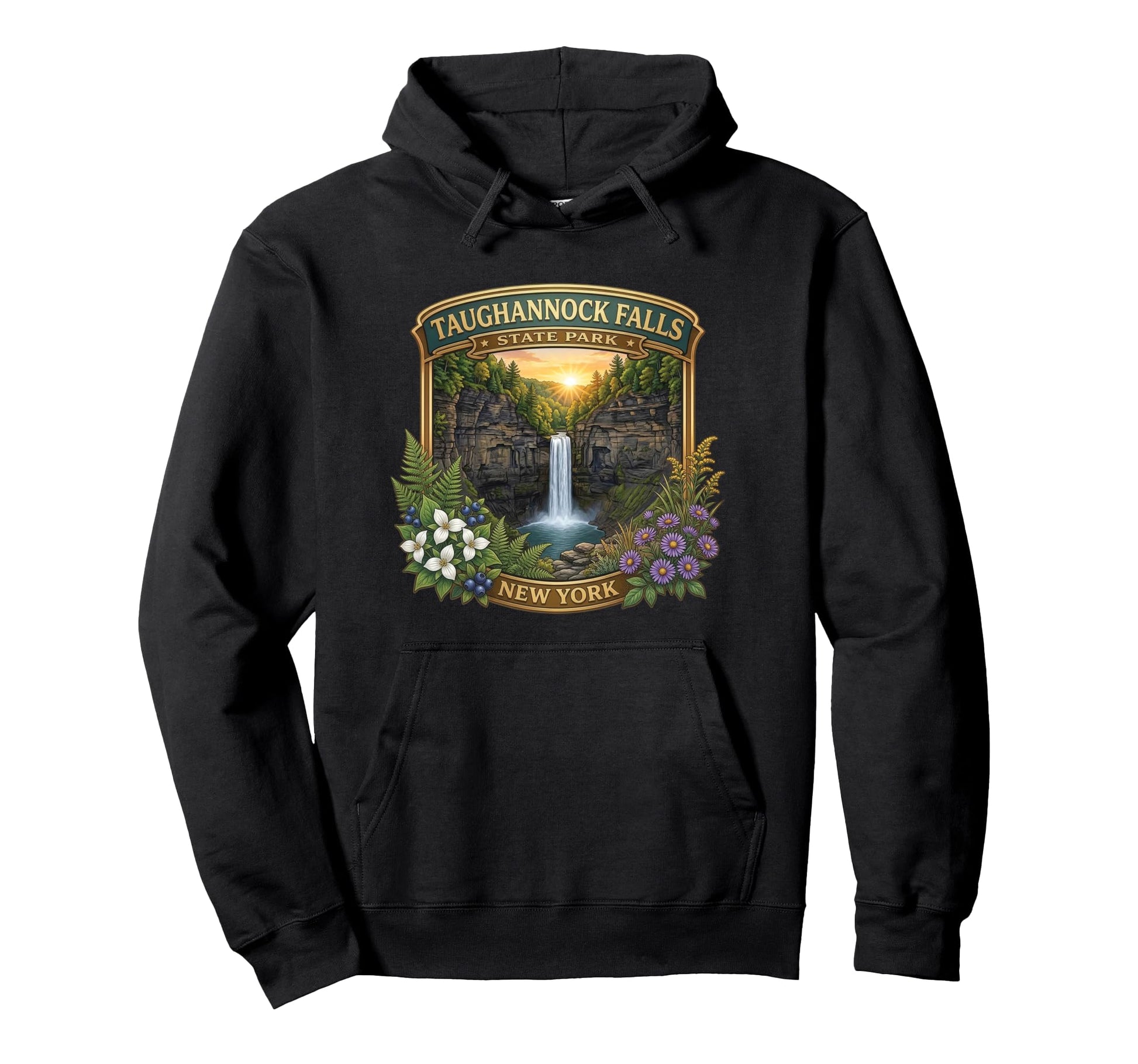 Taughannock Falls State Park New York Hoodie - Novelty Apparel Unisex - T-Shirt, Sweatshirt, Hoodie