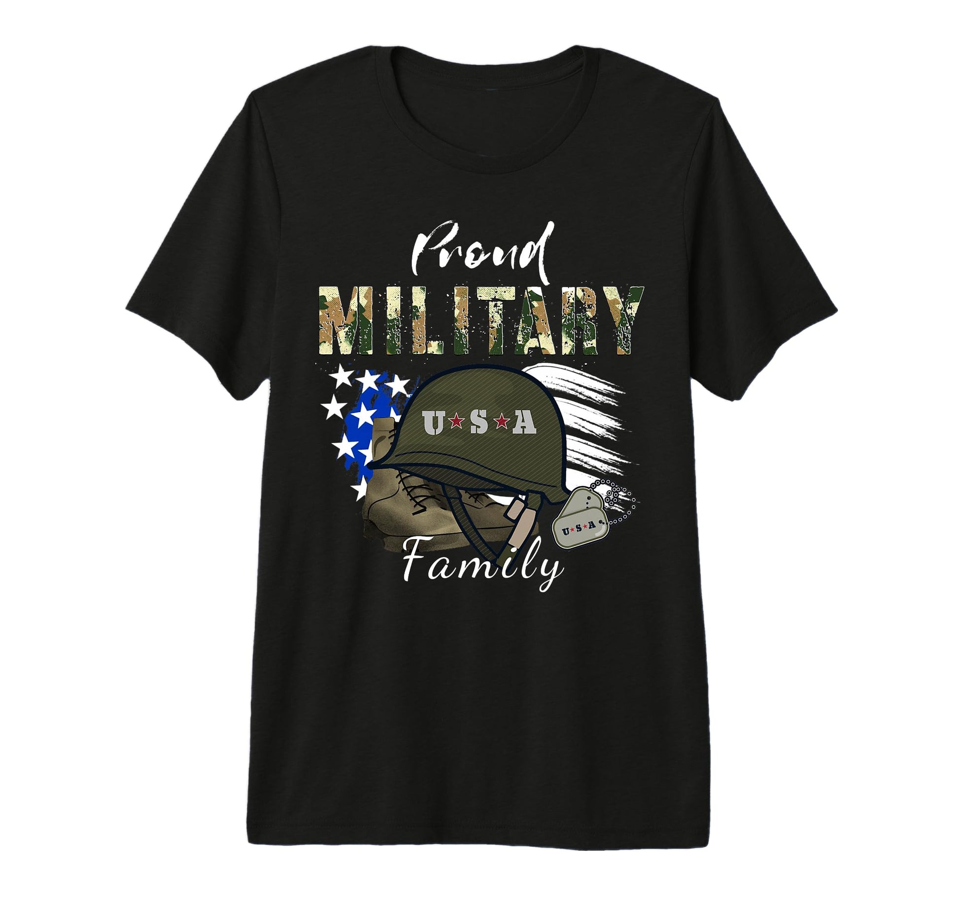 Army Graduation Proud Military Family T-Shirt - Minimalist Print Men Women - T-Shirt, Sweatshirt, Hoodie