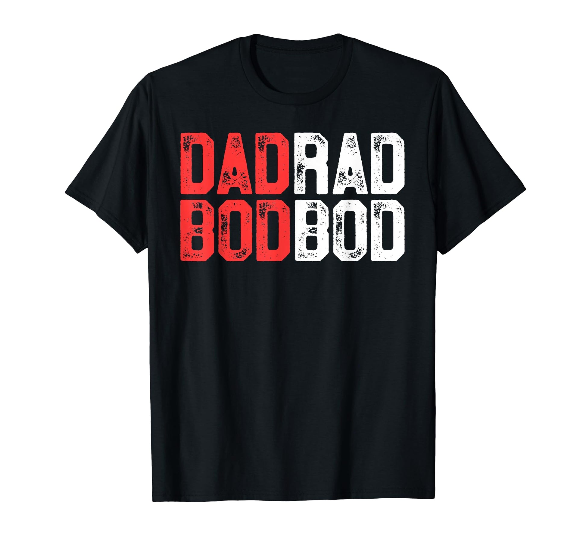 Mens Dad Bod Rad Bod Funny Workout T-Shirt - Custom Art Print for Adults - T-Shirt, Sweatshirt, Hoodie