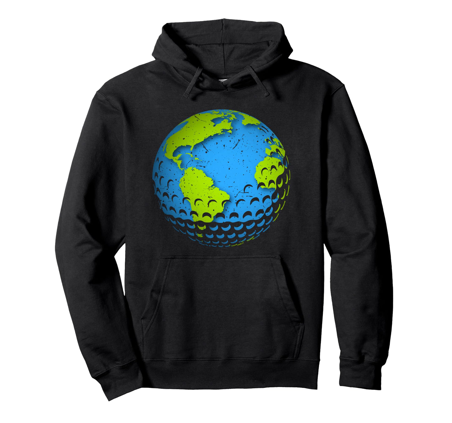 Earth Golf Ball Earth Day Favors Funny Hoodie - Fun Novelty Design Unisex - T-Shirt, Sweatshirt, Hoodie