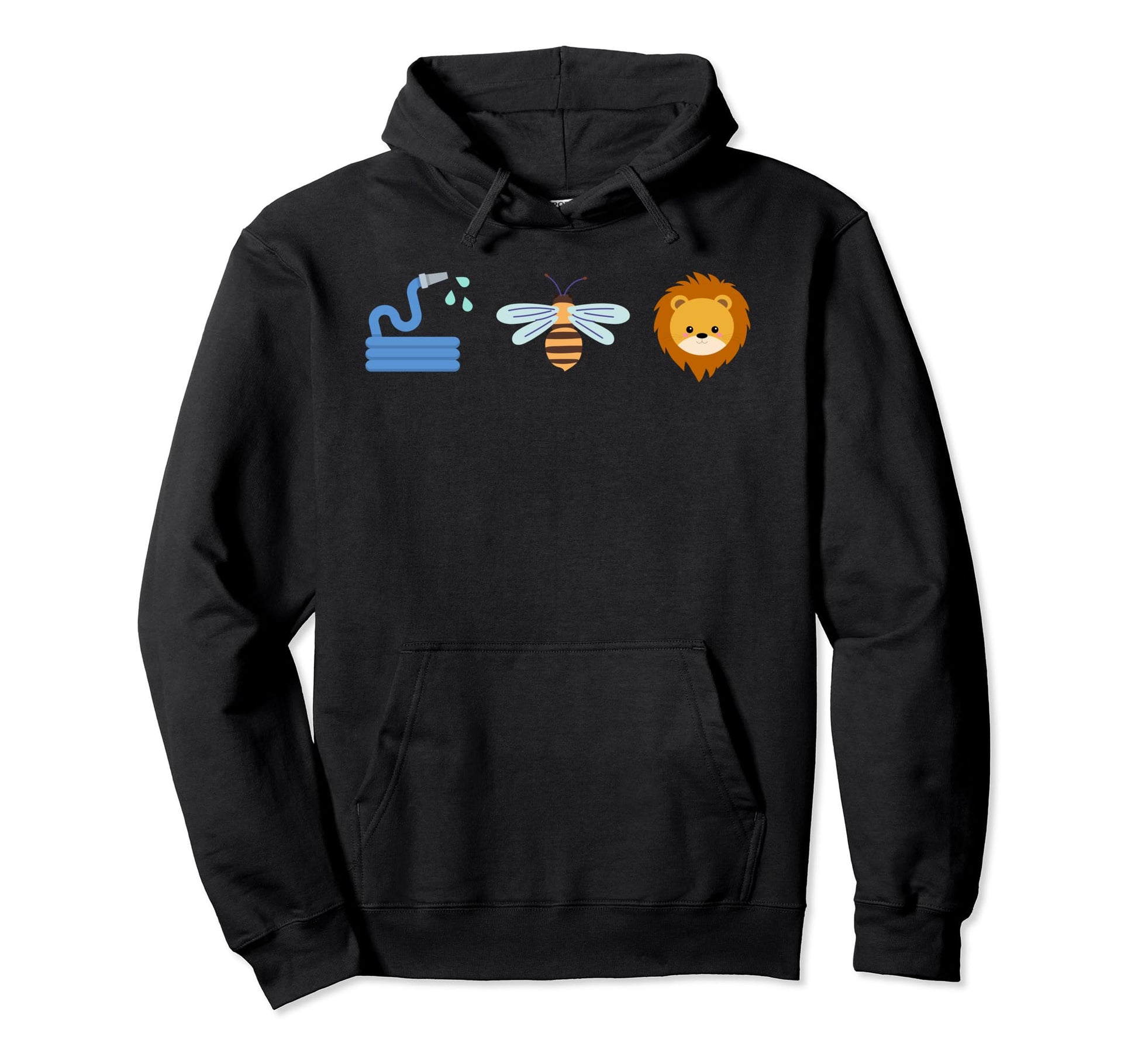 Hoes Bee Lion Funny Dad Husband Son Hoodie - Aesthetic Graphic Unisex - T-Shirt, Sweatshirt, Hoodie