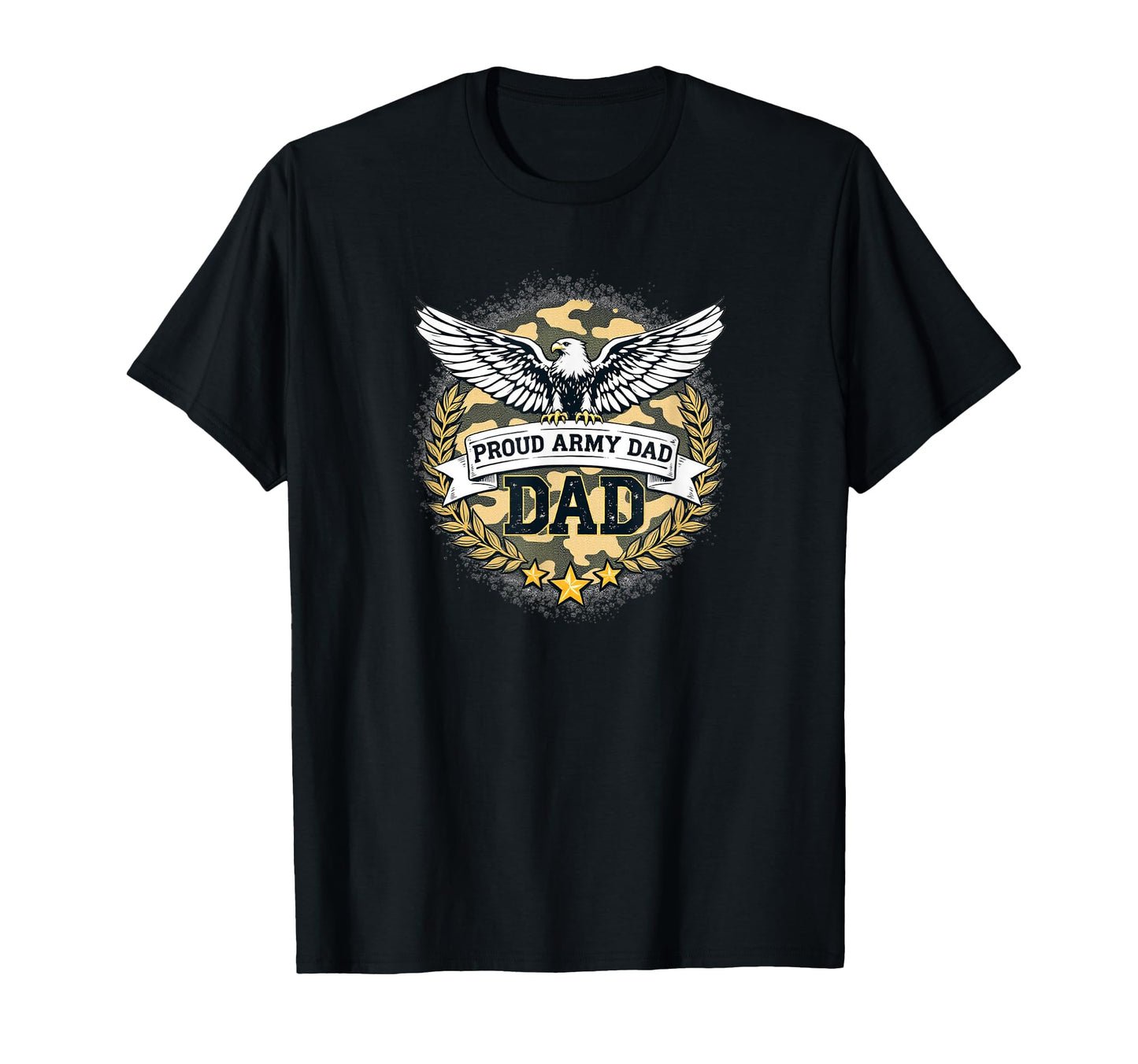 Proud Army Dad Army Forces American Flag T-Shirt - Trendy Graphic Unisex - T-Shirt, Sweatshirt, Hoodie