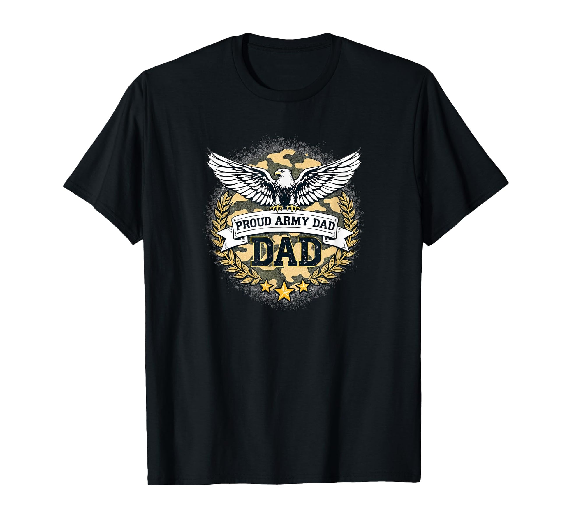Proud Army Dad Army Forces American Flag T-Shirt - Trendy Graphic Unisex - T-Shirt, Sweatshirt, Hoodie