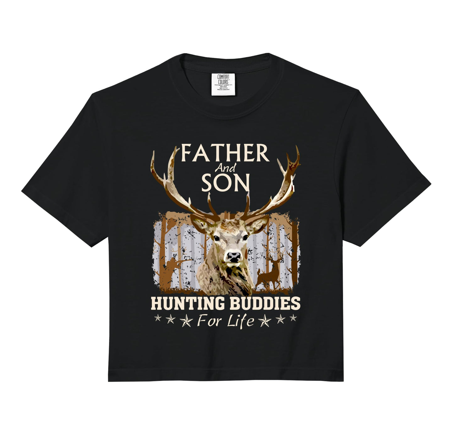 Father And Son Hunting Buddies Life Hoodie - Novelty Apparel for Adults - T-Shirt, Sweatshirt, Hoodie