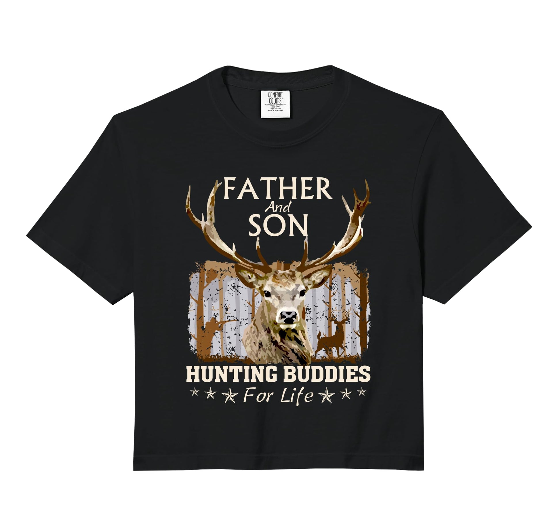 Father And Son Hunting Buddies Life Hoodie - Novelty Apparel for Adults - T-Shirt, Sweatshirt, Hoodie