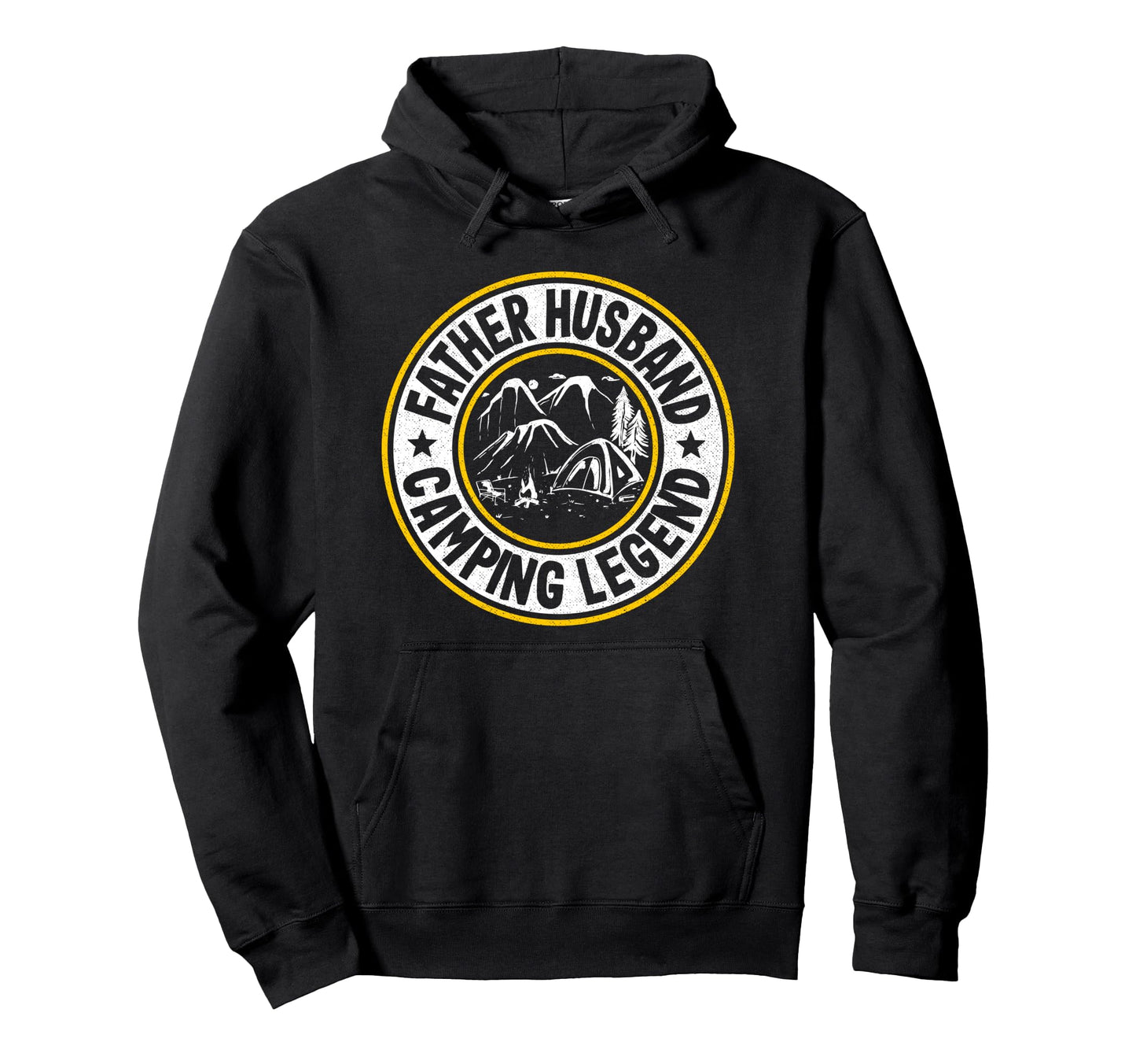 Father Husband Camping Legend Rv Hoodie - Casual Everyday Wear for Adults - T-Shirt, Sweatshirt, Hoodie