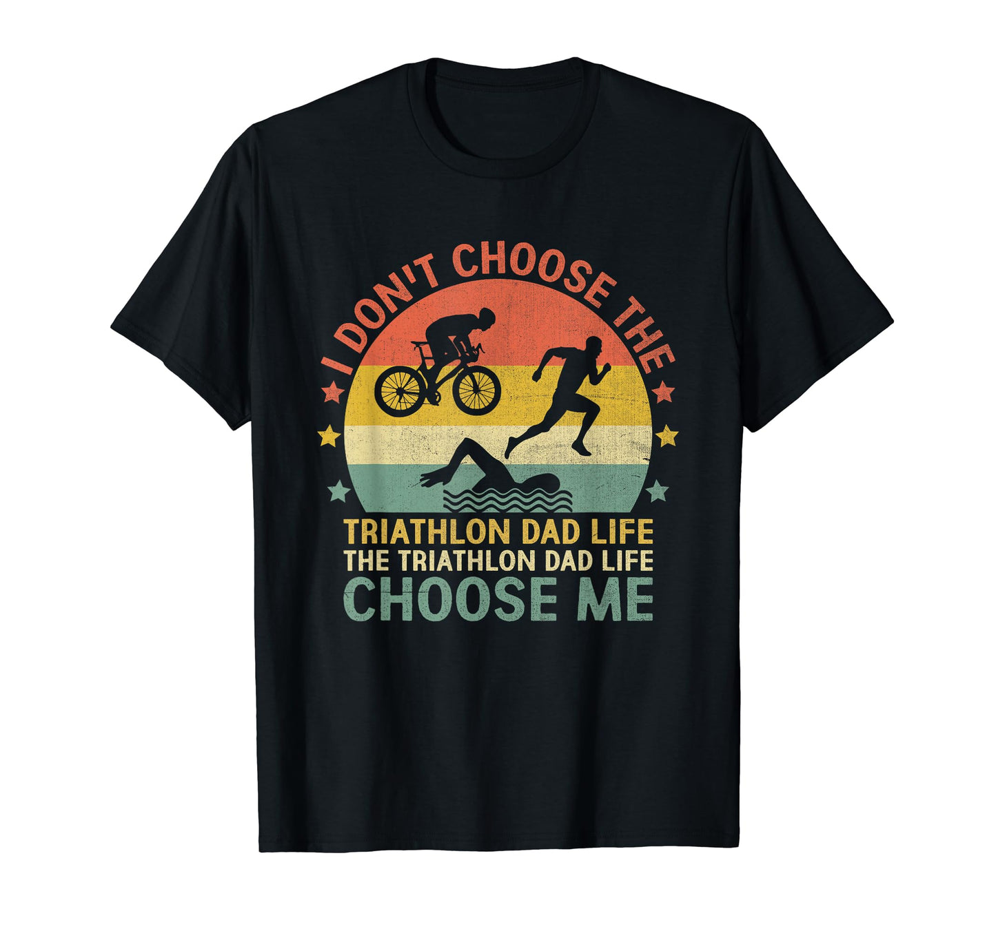 Triathlon Dad Life Choose Me Swim T-Shirt - Custom Art Print for Adults - T-Shirt, Sweatshirt, Hoodie