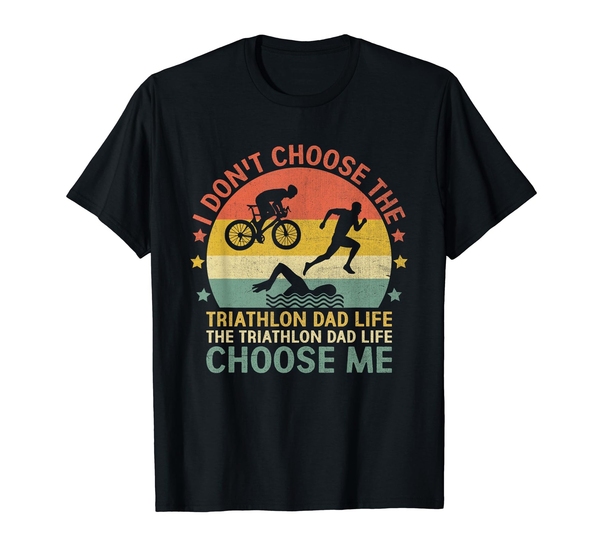 Triathlon Dad Life Choose Me Swim T-Shirt - Custom Art Print for Adults - T-Shirt, Sweatshirt, Hoodie