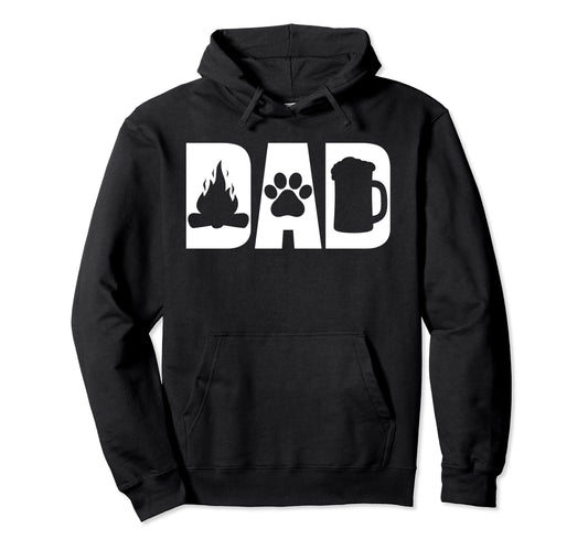 Best Camping Beer Lovin Dog Dad Camper Hoodie - Trendy Graphic for Adults - T-Shirt, Sweatshirt, Hoodie