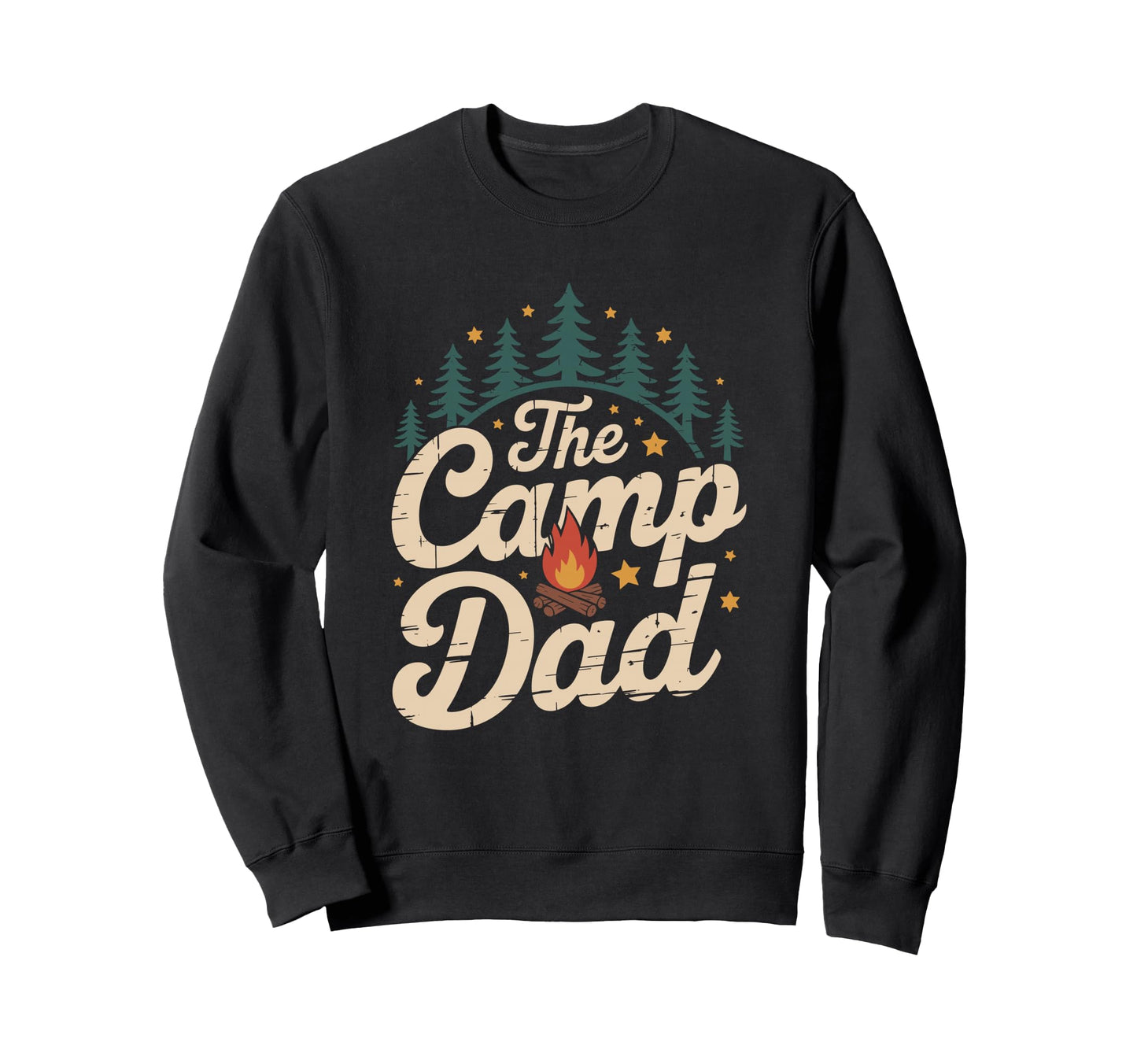 Camp Dad Camper Father Lover And Sweatshirt - Graphic Print for Adults - T-Shirt, Sweatshirt, Hoodie