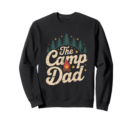 Camp Dad Camper Father Lover And Sweatshirt - Graphic Print for Adults - T-Shirt, Sweatshirt, Hoodie