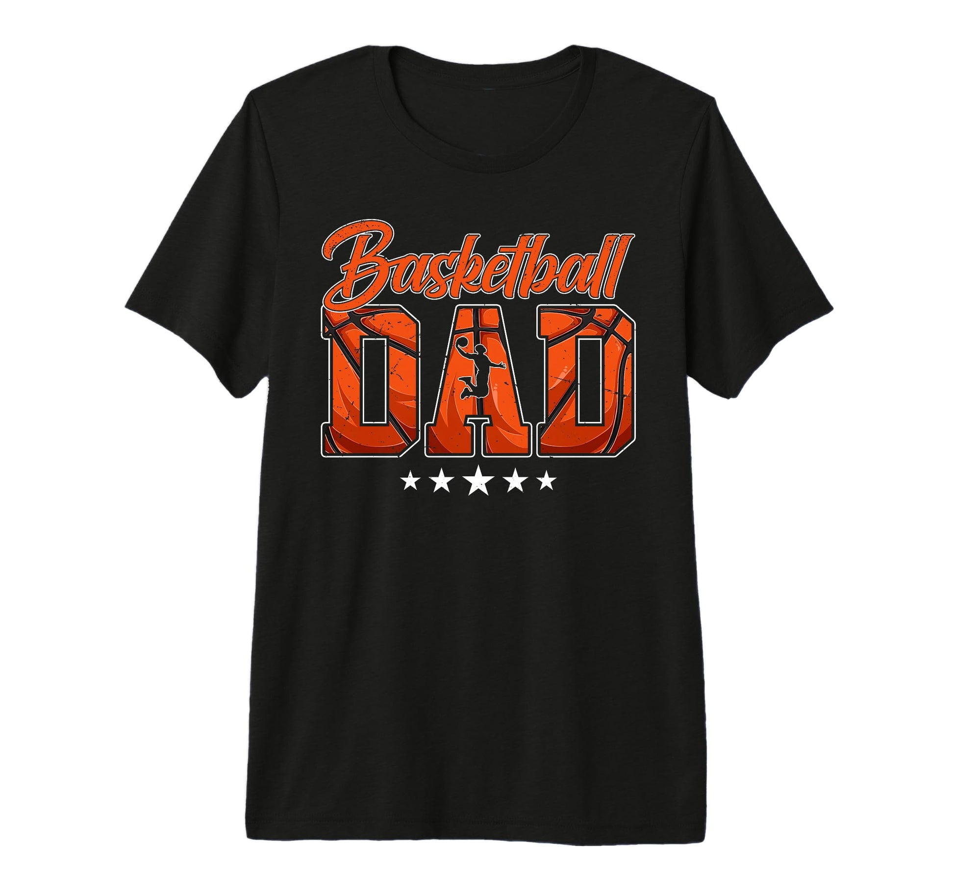 Basketball Dad Daddy Father T-Shirt - Casual Everyday Wear for Adults - T-Shirt, Sweatshirt, Hoodie