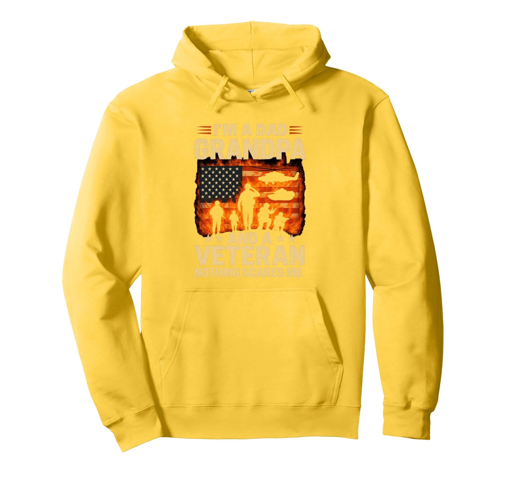 Im Dad Gramdpa Veteran Papa Fathers Day Us Hoodie - Trendy Graphic Unisex - T-Shirt, Sweatshirt, Hoodie