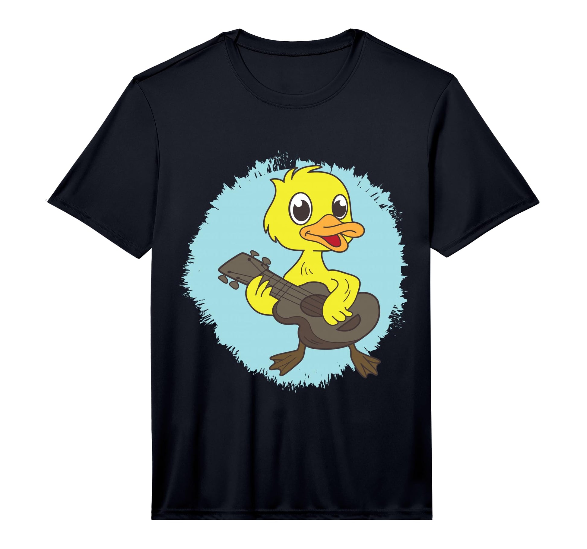 Duck Playing Ukulele Guitar T-Shirt - Casual Everyday Wear for Adults - T-Shirt, Sweatshirt, Hoodie