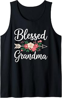 Blessed Grandma Shirt Women Happy Mothers Day Tank Top Unisex T-shirt, Sweatshirt, Hoodie, Long Sleeve Tee - T-Shirt, Sweatshirt, Hoodie