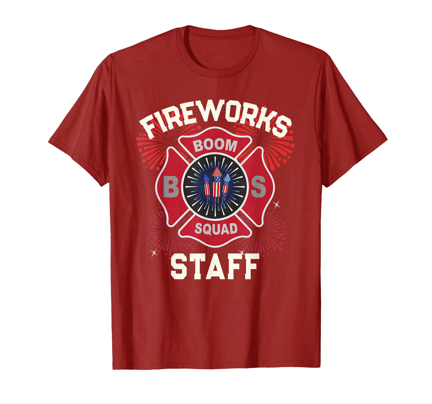 Funny Firework Staff Safety T-Shirt - Aesthetic Graphic for Adults - T-Shirt, Sweatshirt, Hoodie