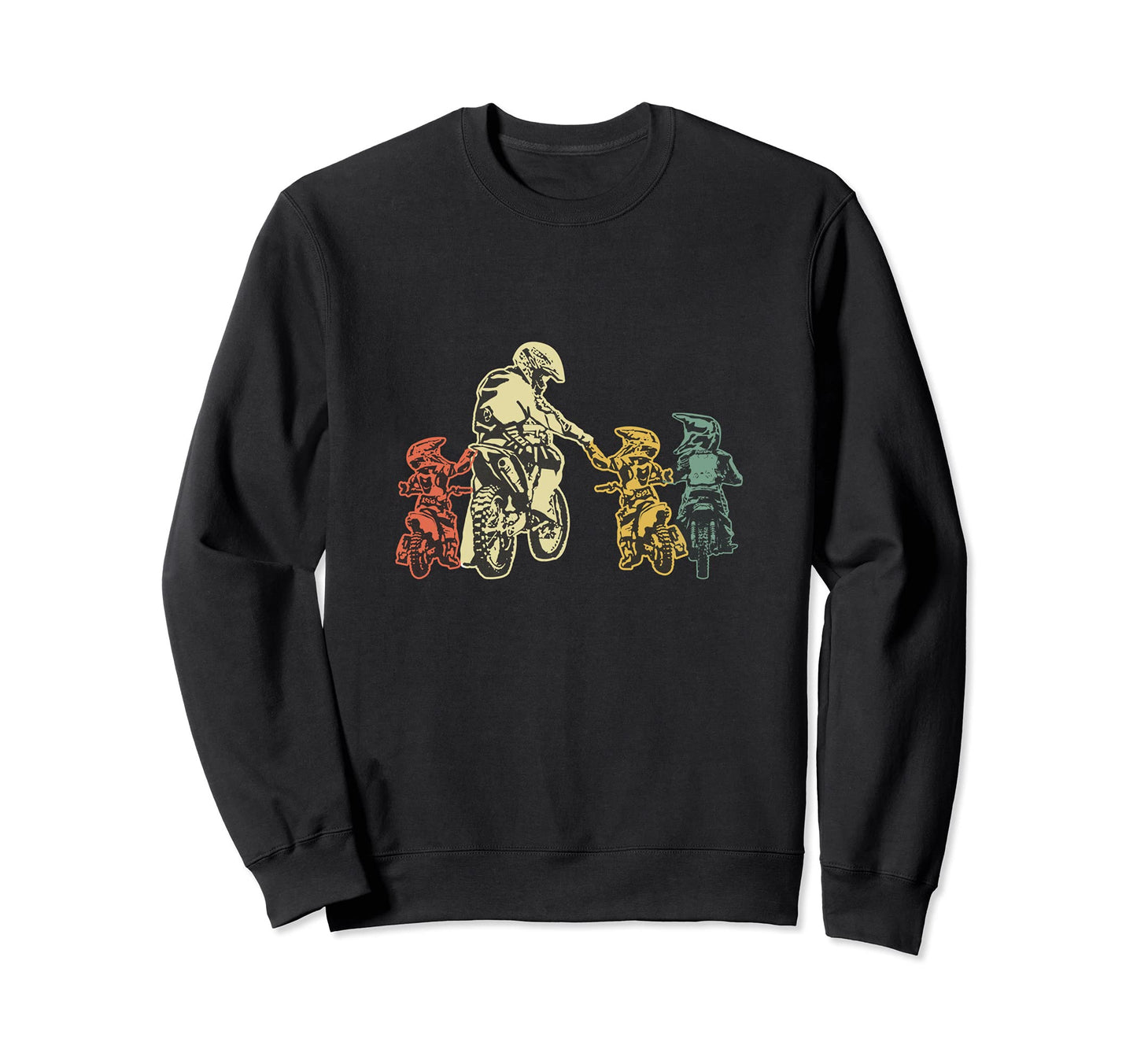 Motocross Dirt Bike Biker Dad Sweatshirt - Casual Everyday Wear for Adults - T-Shirt, Sweatshirt, Hoodie