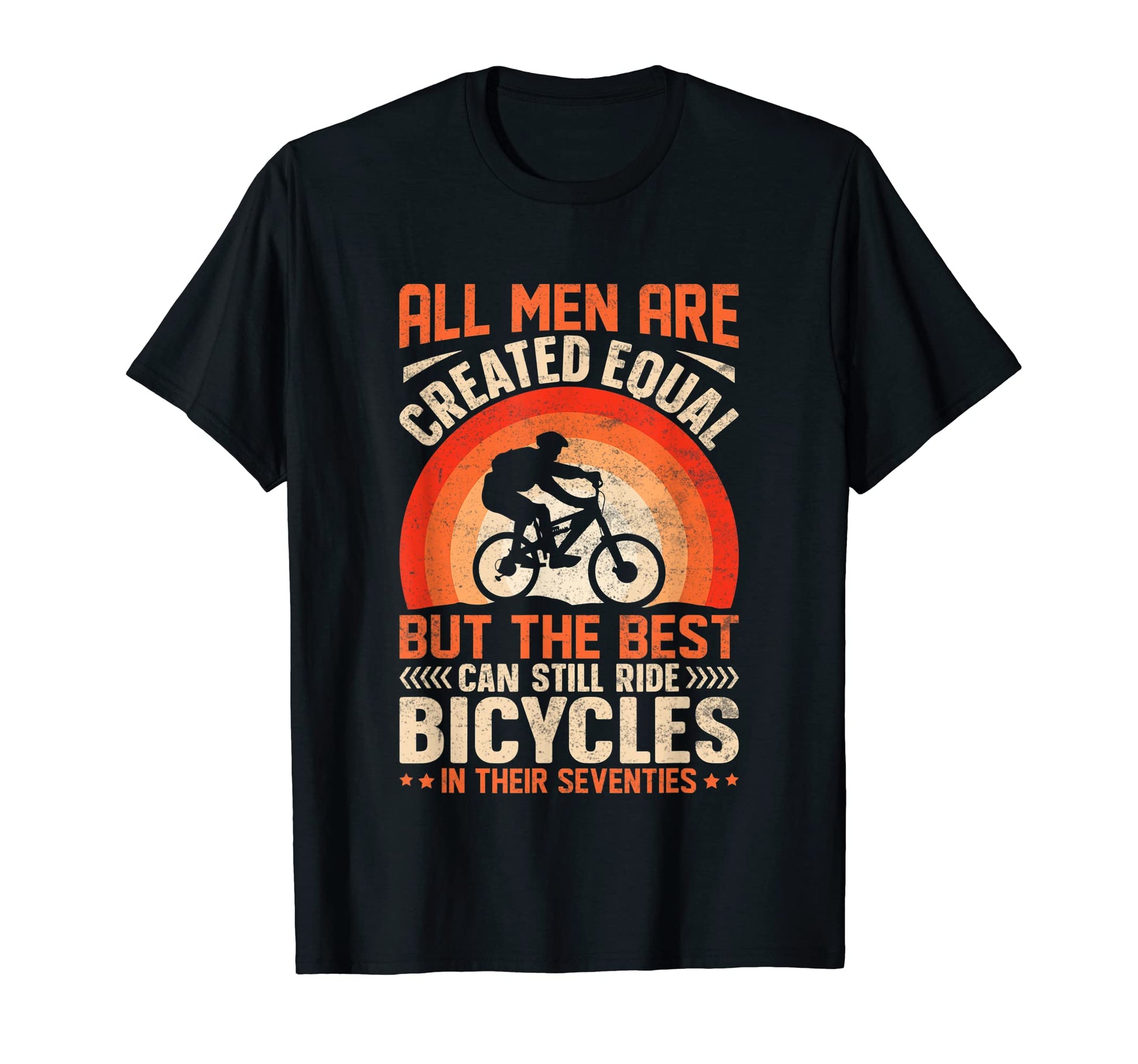Mens Bike All Equal But Best T-Shirt - Casual Everyday Wear for Adults - T-Shirt, Sweatshirt, Hoodie