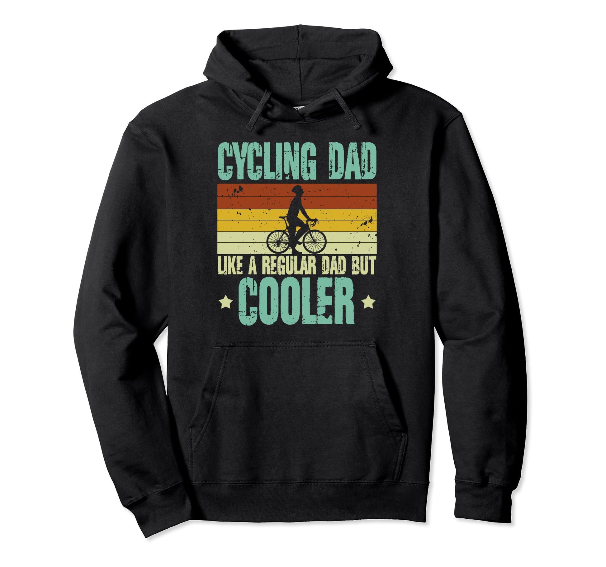 Cycling Dad Like Regular Dad But Cooler Hoodie - Trendy Graphic Men Women - T-Shirt, Sweatshirt, Hoodie
