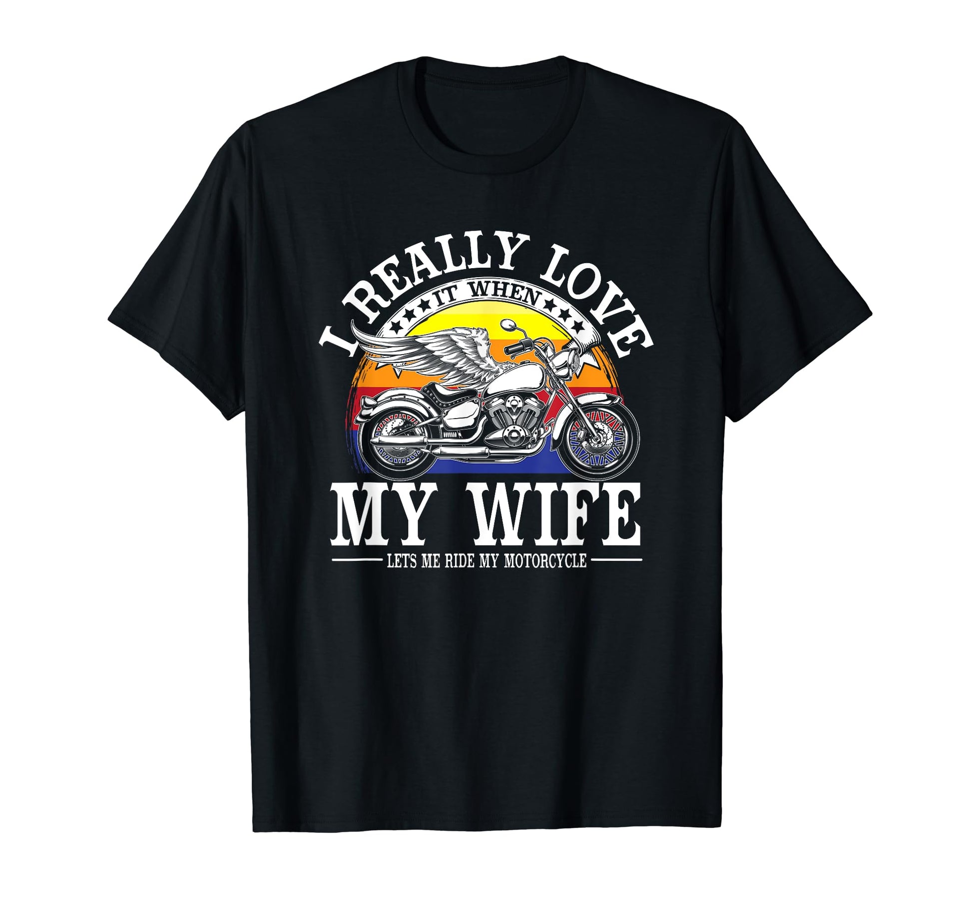 Funny Biker Motorcycle Rider T-Shirt - Fun Novelty Design for Adults - T-Shirt, Sweatshirt, Hoodie