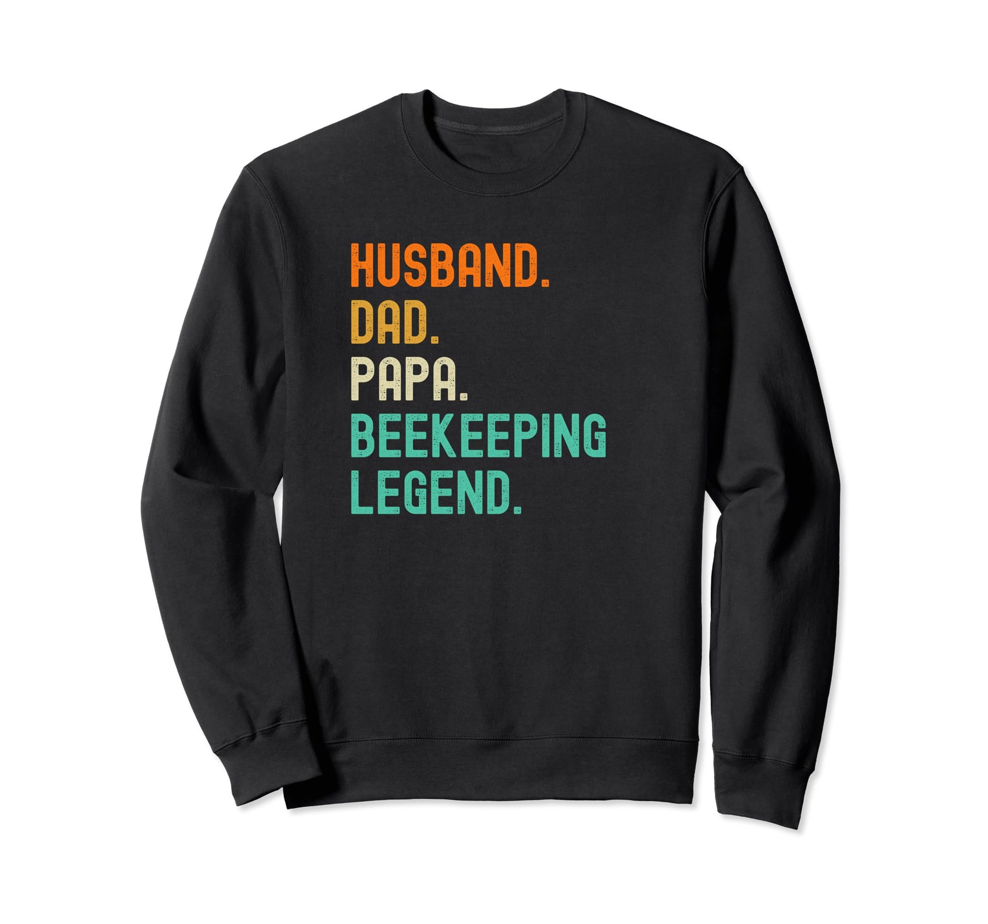 Papa Bee Dad Husband Beekeeper Sweatshirt - Minimalist Print Men Women - T-Shirt, Sweatshirt, Hoodie