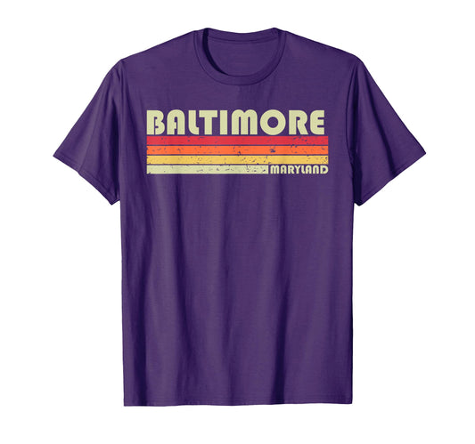 Baltimore Md Maryland Funny City T-Shirt - Streetwear Style for Adults - T-Shirt, Sweatshirt, Hoodie