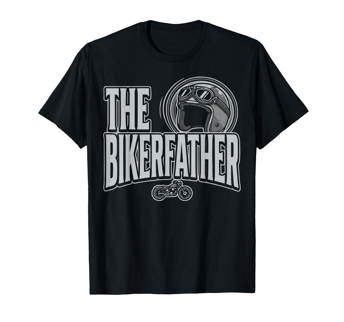 Bikerfather Biking Biker Dad T-Shirt - Trendy Graphic for Adults - T-Shirt, Sweatshirt, Hoodie