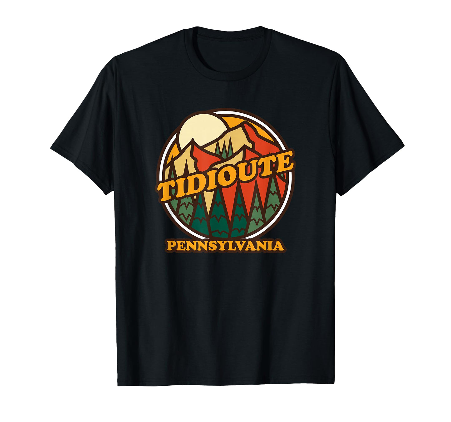 Tidioute Pennsylvania Mountain Hiking T-Shirt - Graphic Print Men Women - T-Shirt, Sweatshirt, Hoodie