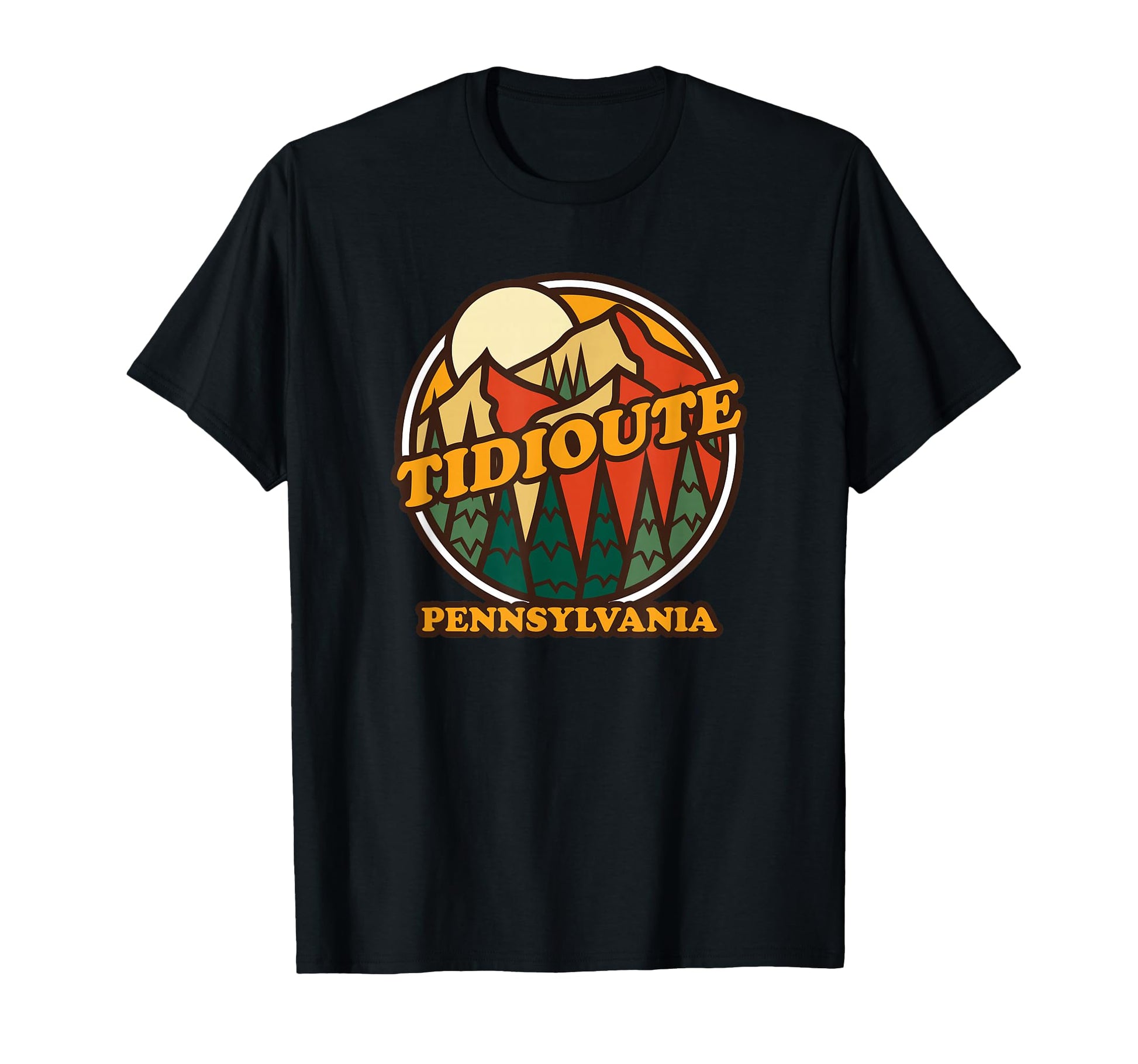 Tidioute Pennsylvania Mountain Hiking T-Shirt - Graphic Print Men Women - T-Shirt, Sweatshirt, Hoodie