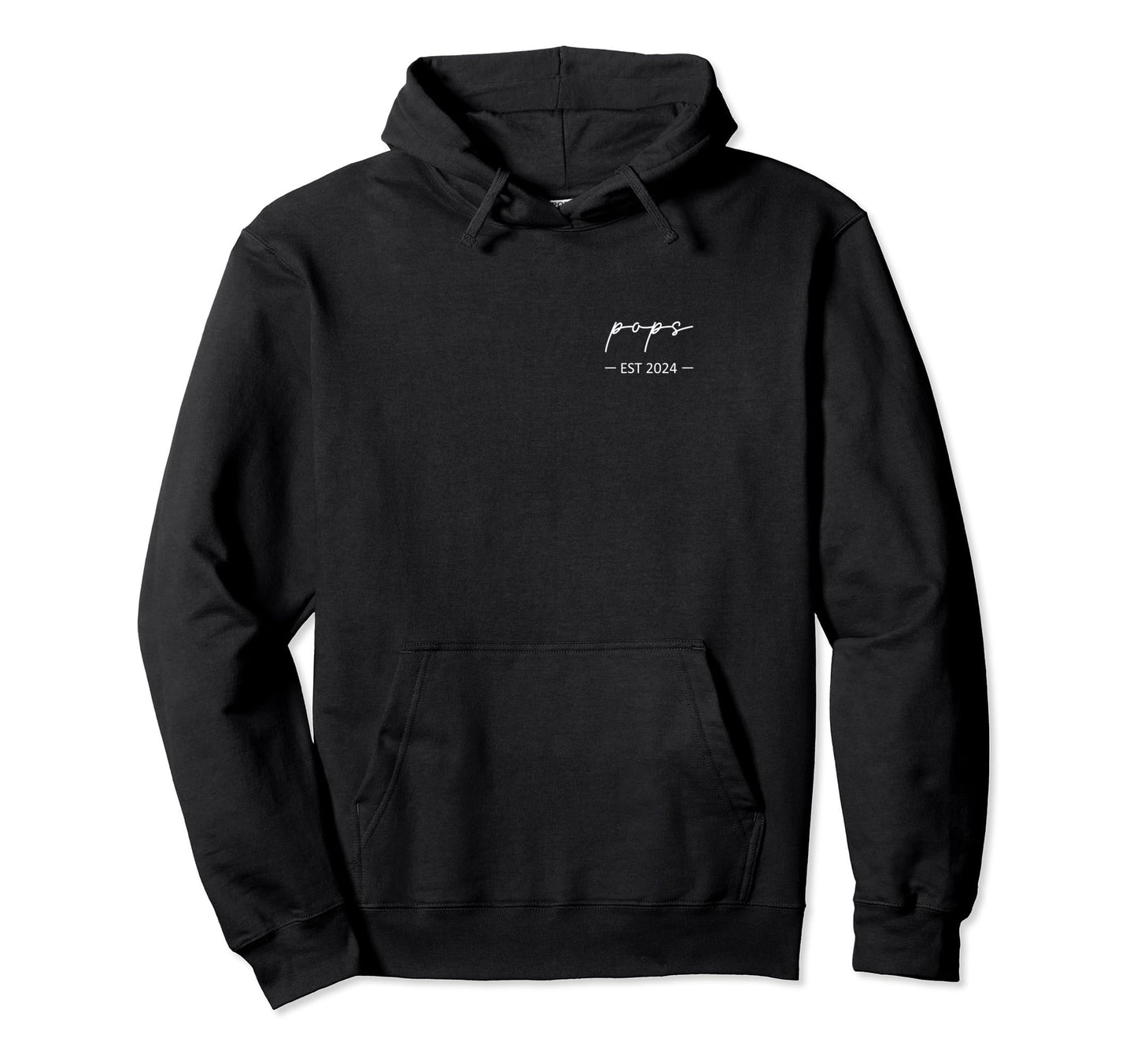 Pops Est 2024 Logo Dad 2024 Loading Hoodie - Streetwear Style Men Women - T-Shirt, Sweatshirt, Hoodie