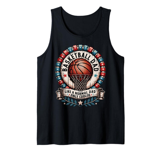 Basketball Dad Like Normal Dad Only T-Shirt - Fun Novelty Design Unisex - T-Shirt, Sweatshirt, Hoodie
