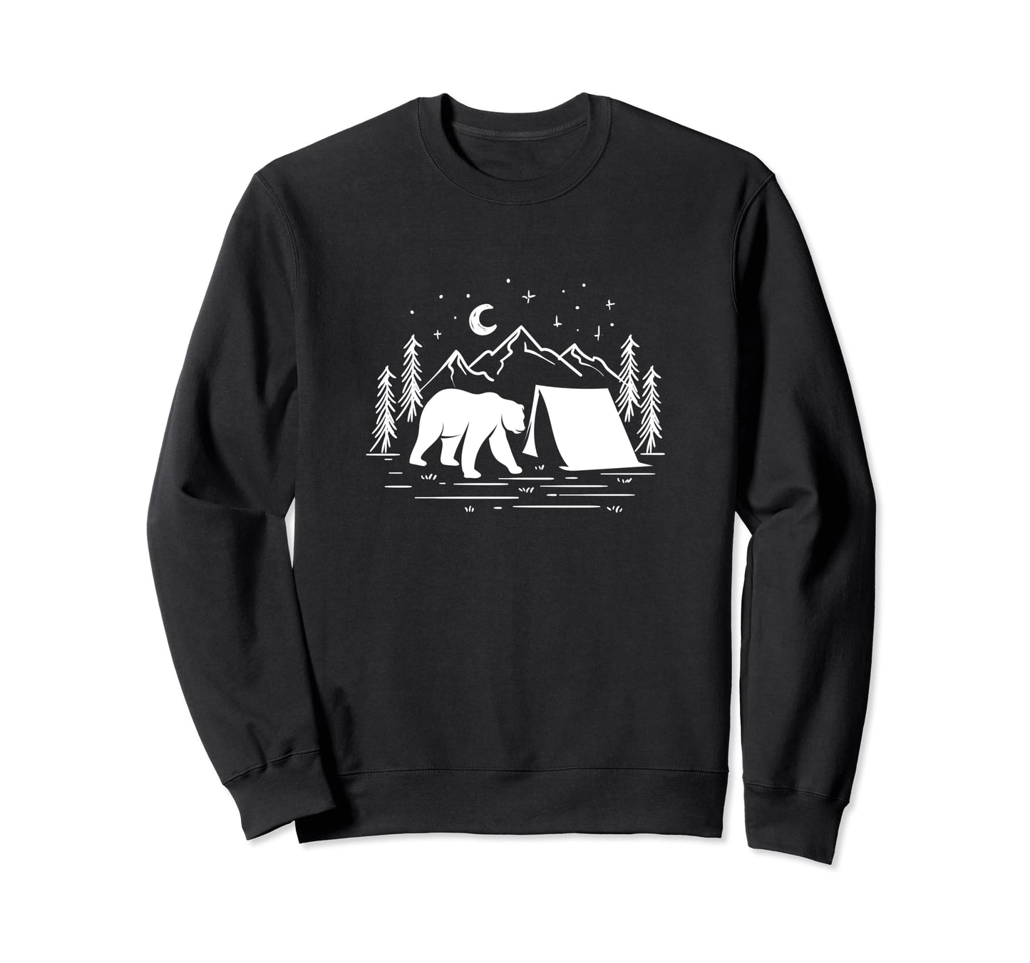 Bear Wildlife Nature Grizzly Barbecue Sweatshirt - Aesthetic Graphic Unisex - T-Shirt, Sweatshirt, Hoodie