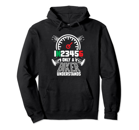 Biker Motorcycle Rider Dad Papa Road Hoodie - Novelty Apparel for Adults - T-Shirt, Sweatshirt, Hoodie