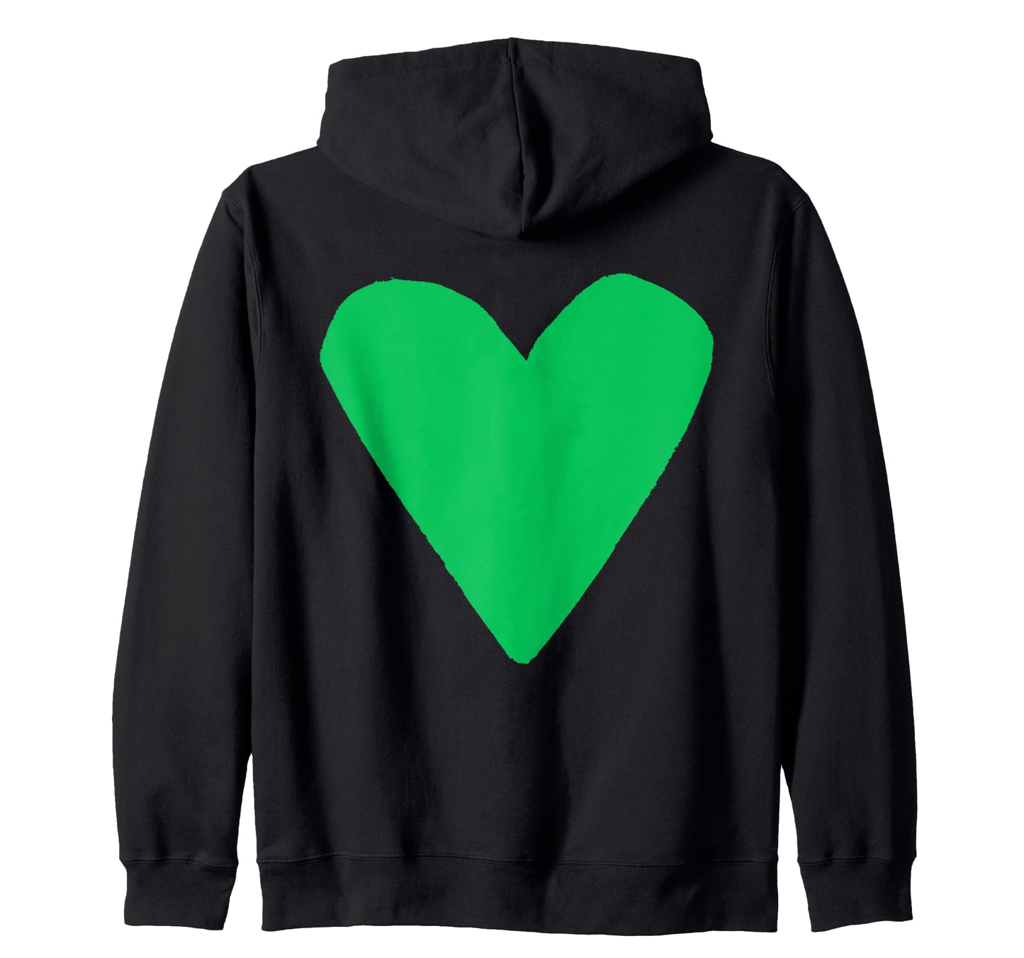 Pop Art Big Backprint Heart Tees Hoodie - Trendy Graphic for Adults - T-Shirt, Sweatshirt, Hoodie