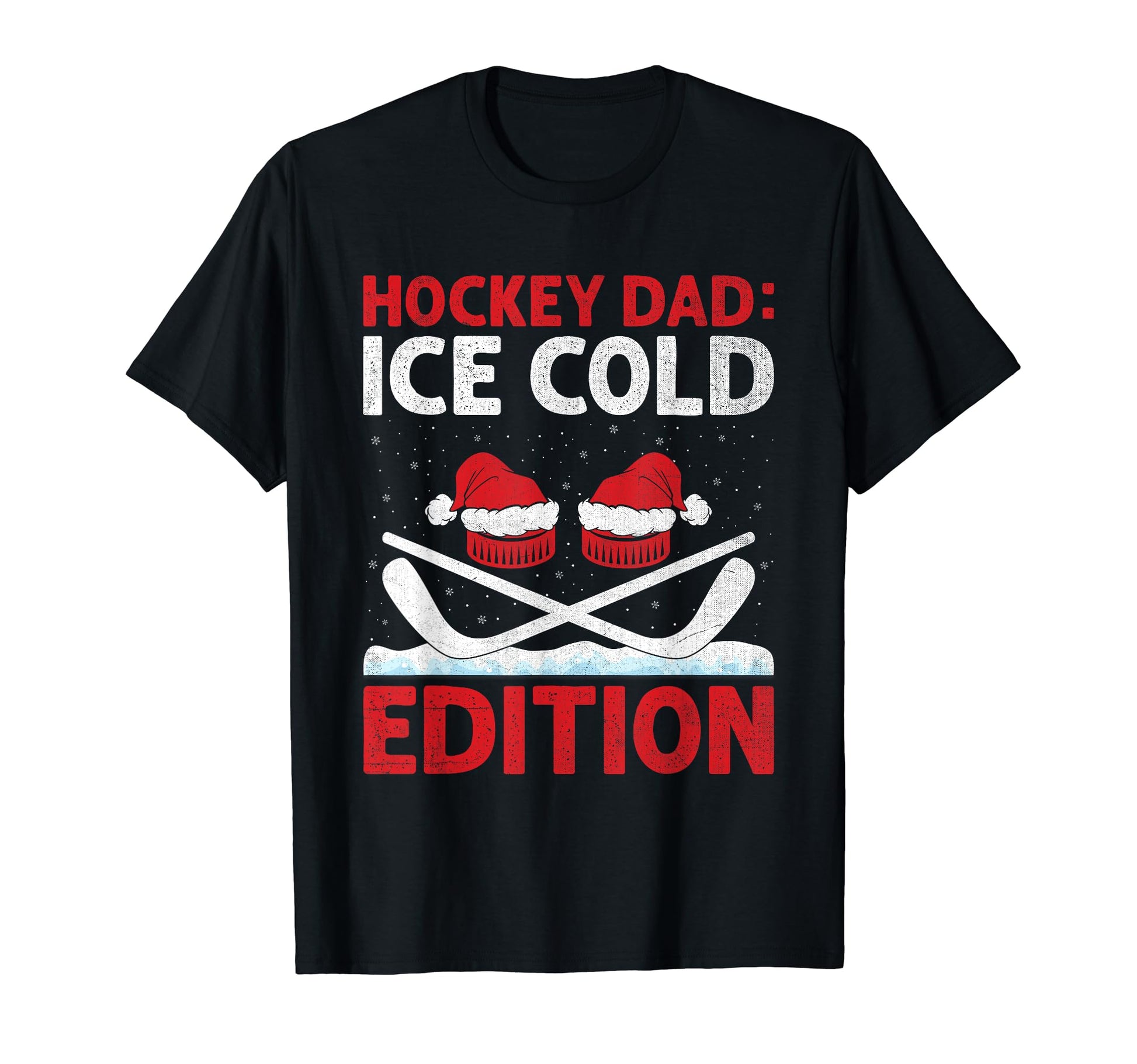 Ice Hockey Dad Player Pucking Coach T-Shirt - Unique Graphic Men Women - T-Shirt, Sweatshirt, Hoodie