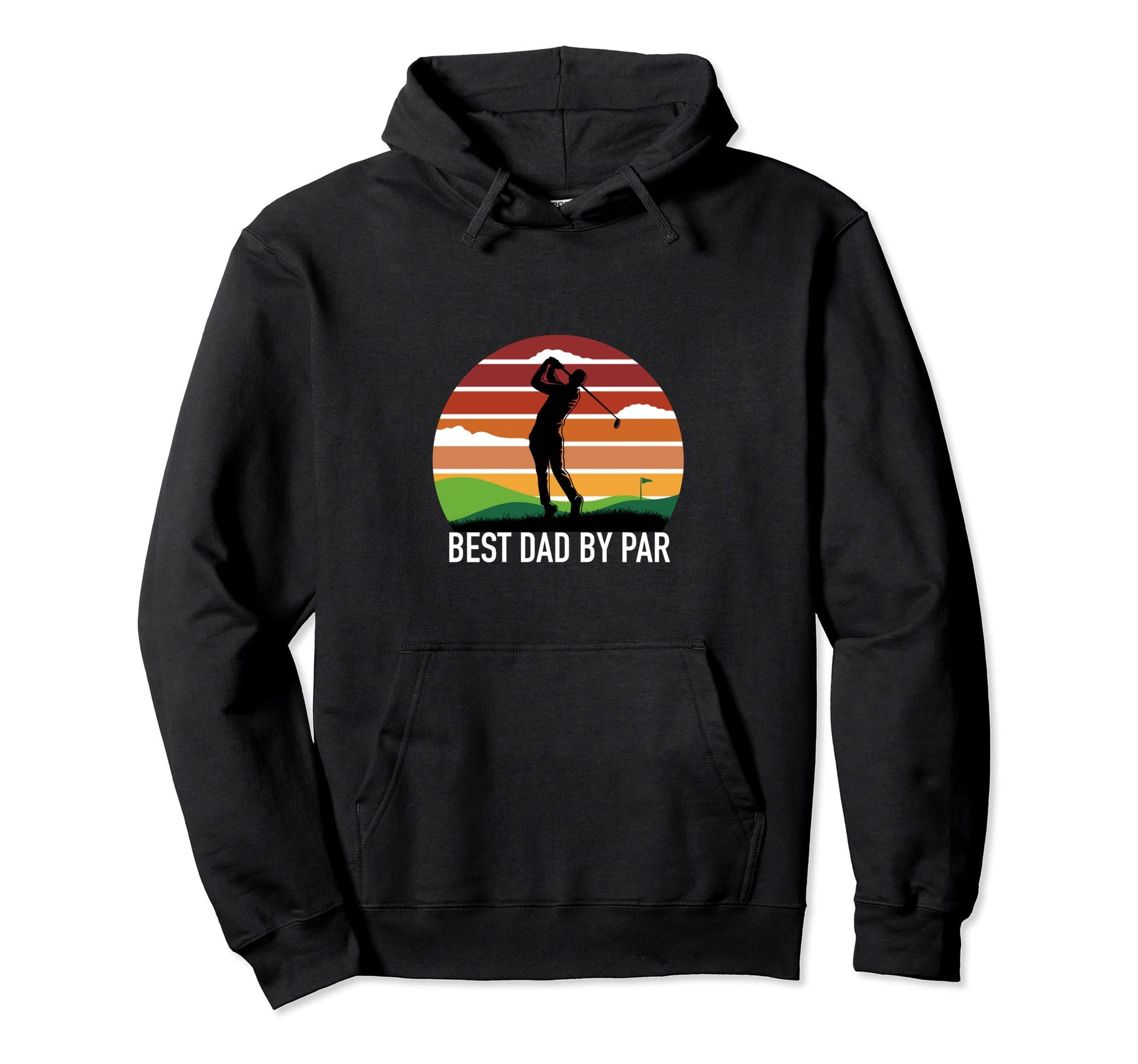 Best Dad Par Golf Hoodie - Graphic Print for Adults - T-Shirt, Sweatshirt, Hoodie