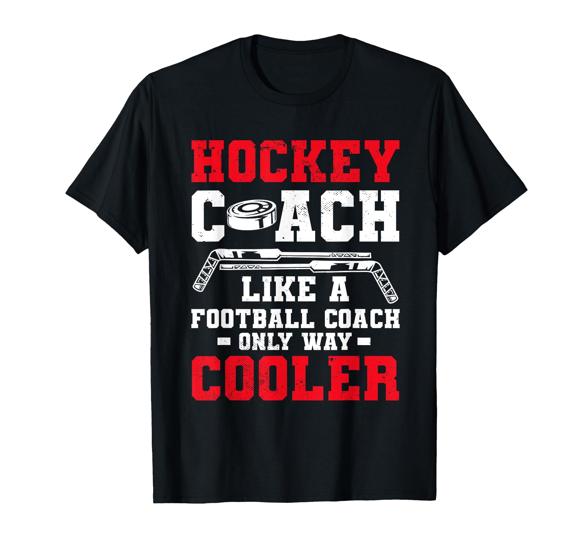 Hockey Coach Gifts Sweatshirt - Custom Art Print Men Women - T-Shirt, Sweatshirt, Hoodie