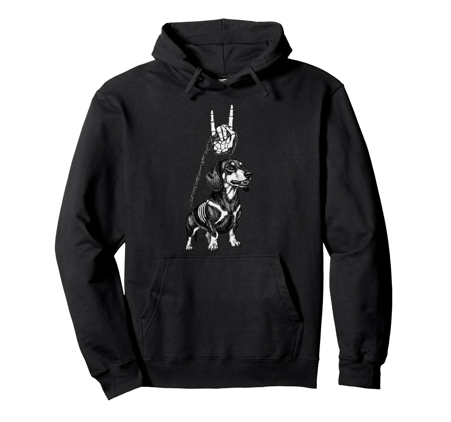 Dachshund Dog Breeder Goth Alt Metal Emo Hoodie - Custom Art Print Unisex - T-Shirt, Sweatshirt, Hoodie