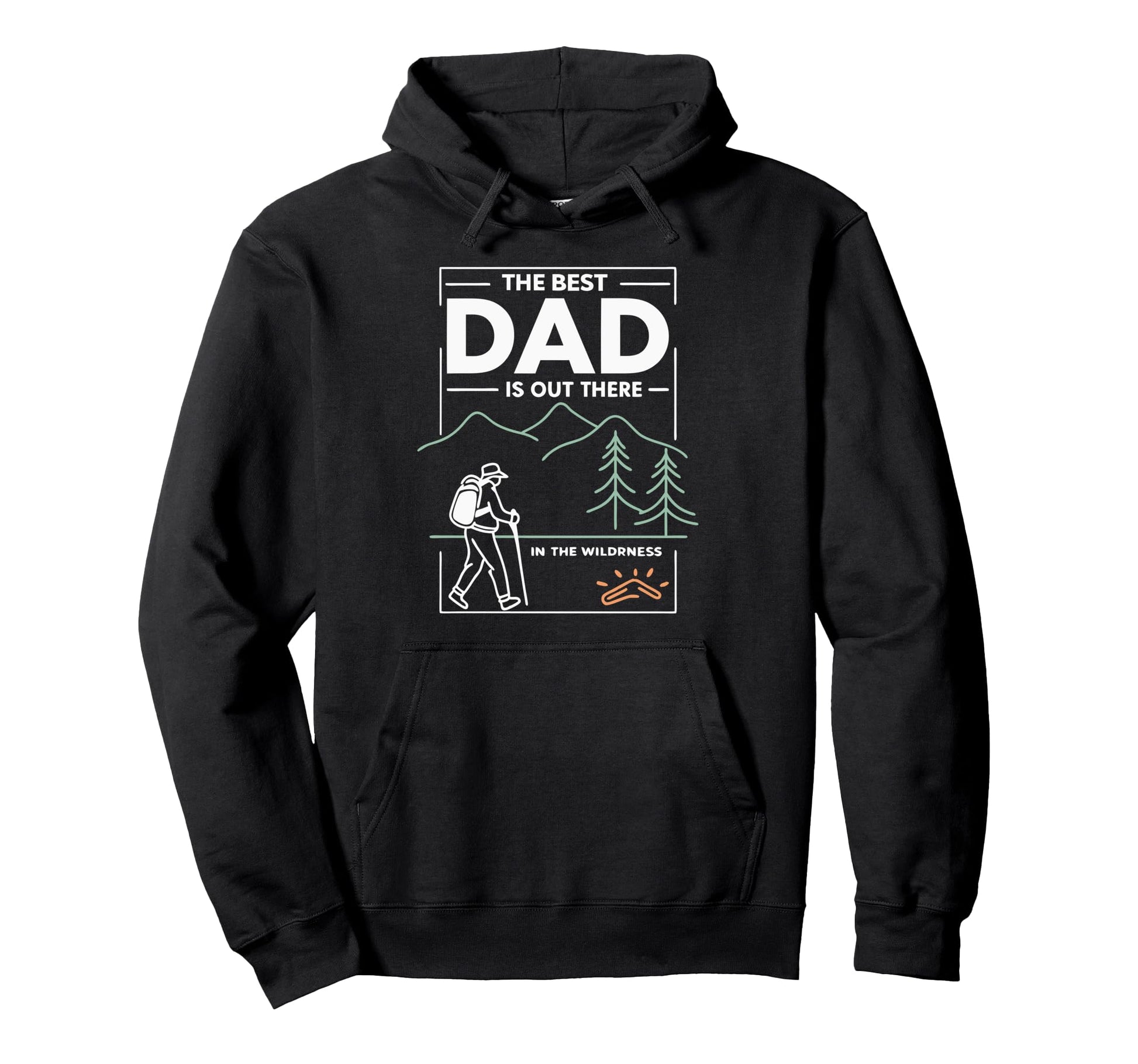 Best Dad Modern Fathers Day Hoodie - Casual Everyday Wear Men Women - T-Shirt, Sweatshirt, Hoodie