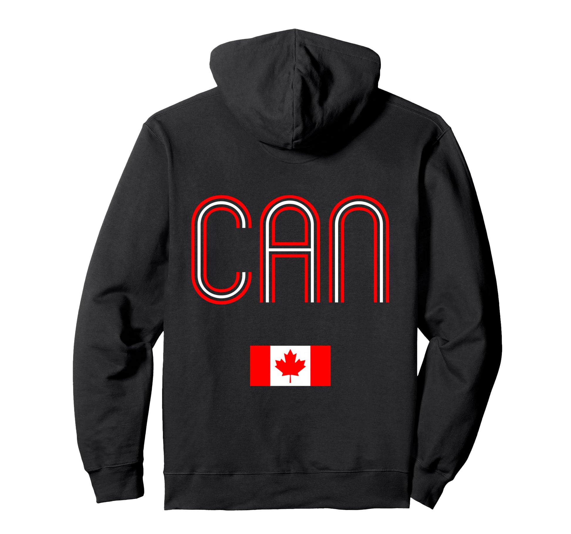 Canada Flag Country Code Proud Hoodie - Aesthetic Graphic for Adults - T-Shirt, Sweatshirt, Hoodie