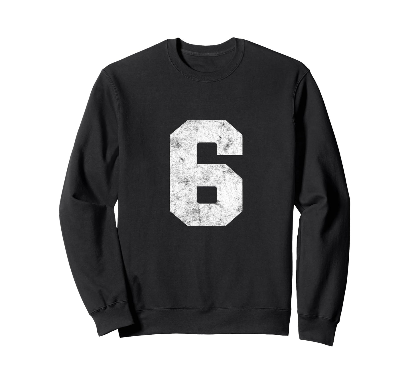 Lucky Number 6 Birthday Sports Sweatshirt - Unique Graphic for Adults - T-Shirt, Sweatshirt, Hoodie