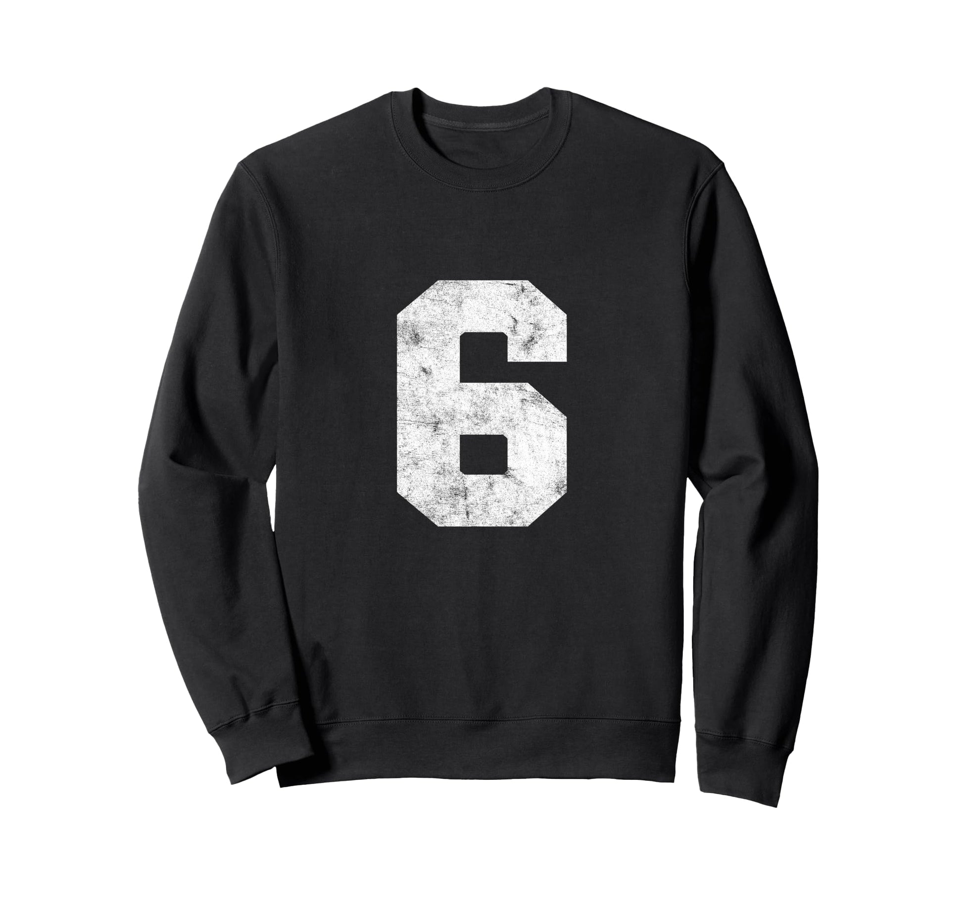 Lucky Number 6 Birthday Sports Sweatshirt - Unique Graphic for Adults - T-Shirt, Sweatshirt, Hoodie