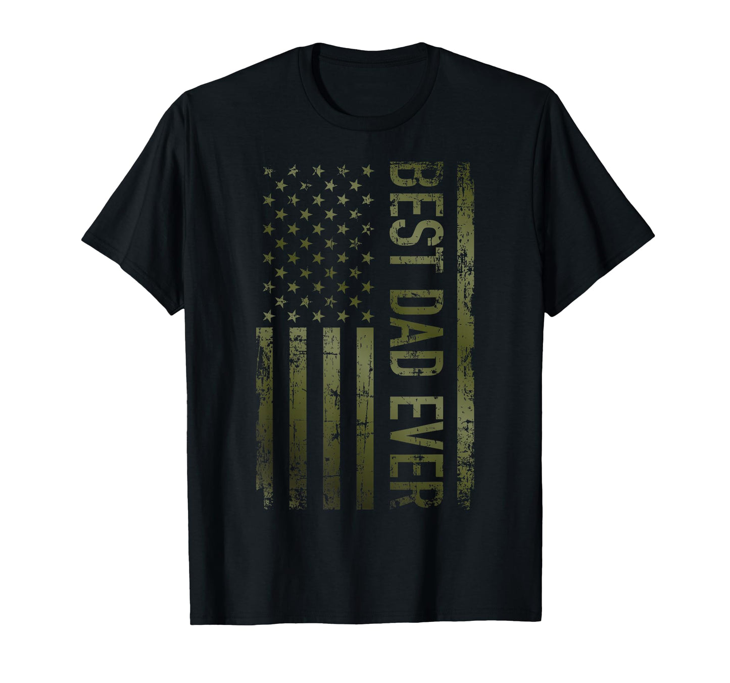 Best Dad Ever American Military Camouflage T-Shirt - Unique Graphic Unisex - T-Shirt, Sweatshirt, Hoodie