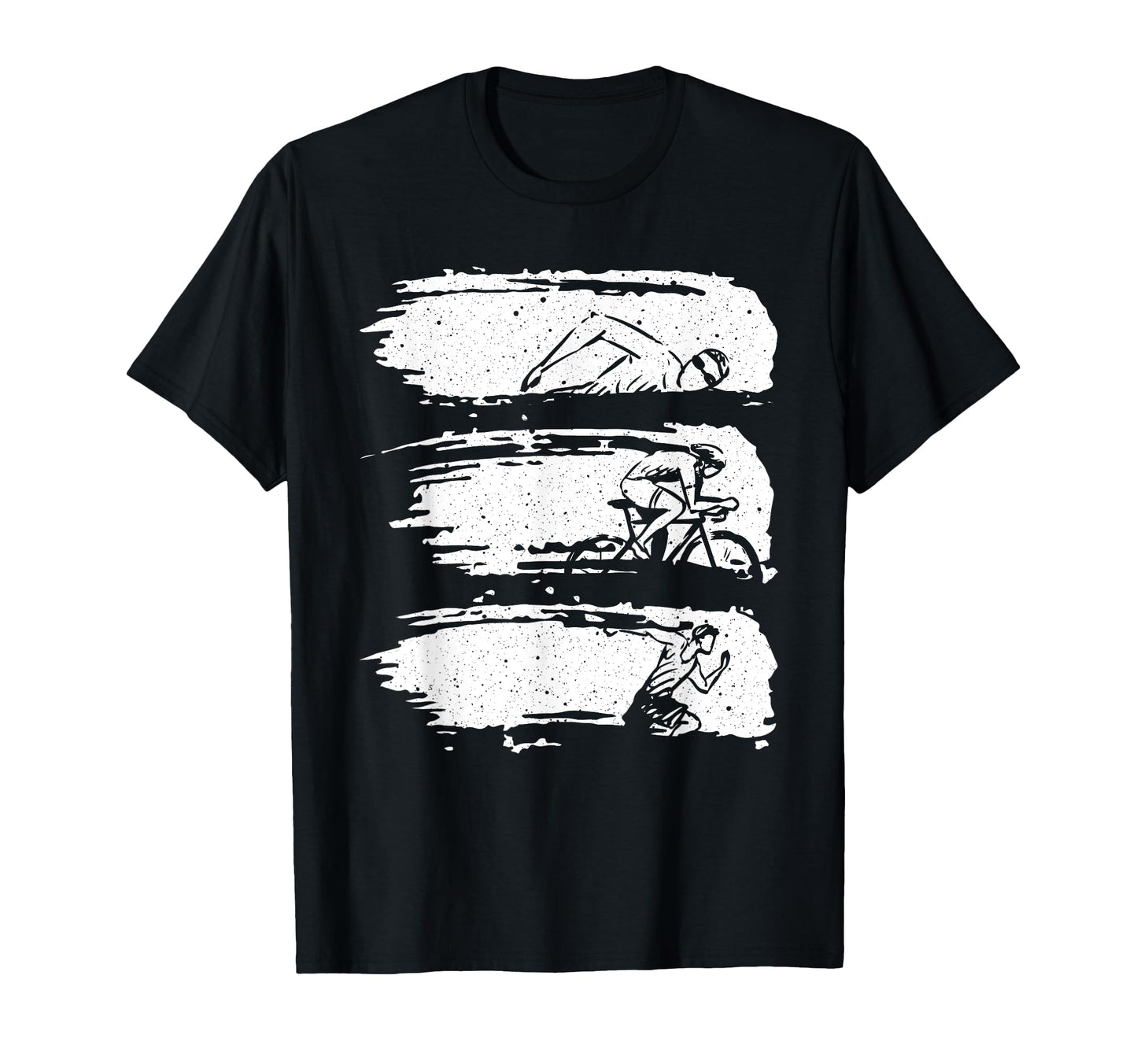 Funny Triathlon Swim Bike Run T-Shirt - Novelty Apparel Men Women - T-Shirt, Sweatshirt, Hoodie