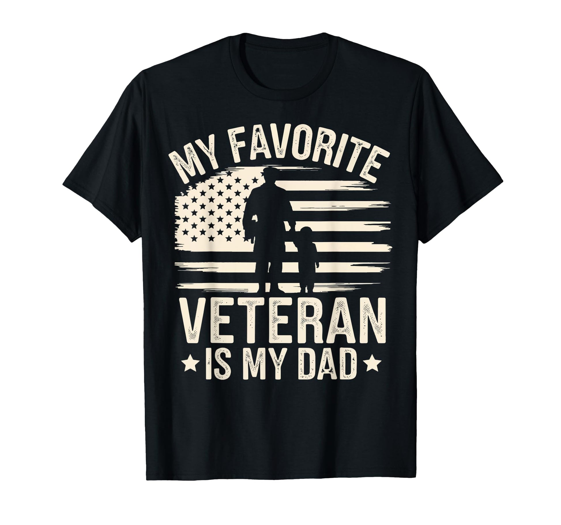 Usa Dad Veteran Father Military Soldier Hoodie - Novelty Apparel Unisex - T-Shirt, Sweatshirt, Hoodie