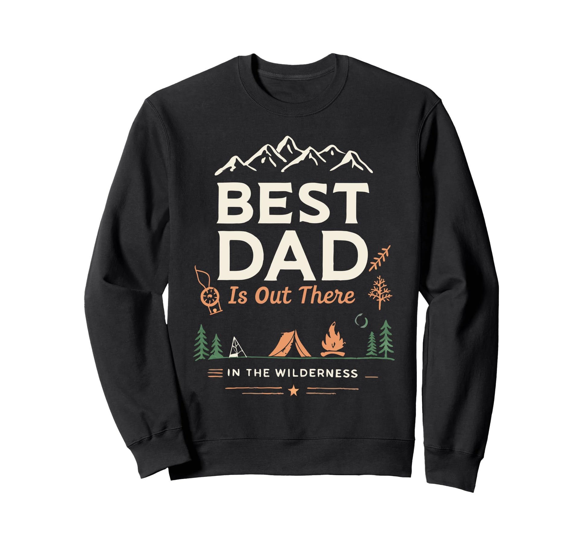 Fathers Day Hiking Camping Dad T-Shirt - Trendy Graphic Unisex - T-Shirt, Sweatshirt, Hoodie